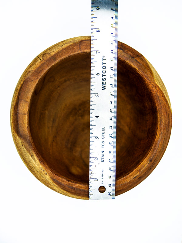 West African Wooden Mortar & Pestle | 7.5 Inch - Image 4